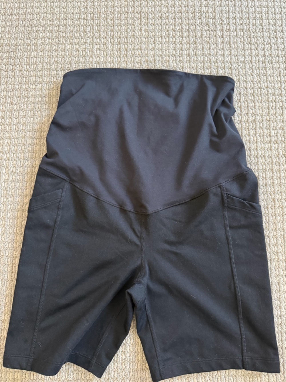 Z by Zella Black Maternity Biker Shorts